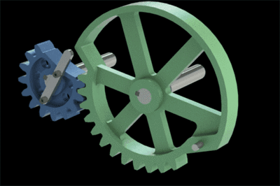 通俗易懂：六个机械原理动图！！！-追逐流星的猫