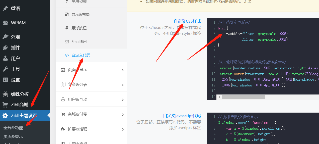 图片[2]-全站变灰教程-追逐流星的猫